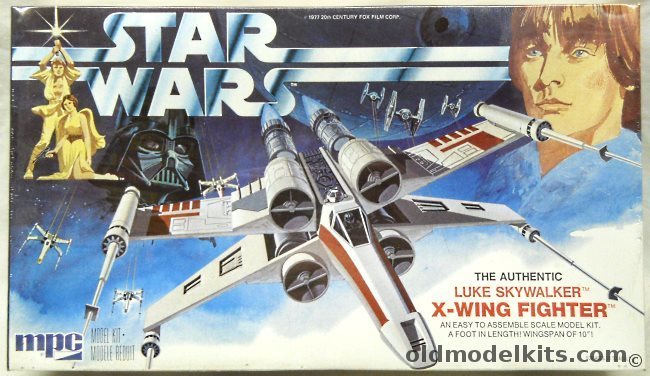 MPC Star Wars Luke Skywalker X-Wing Fighter, 1-1914 plastic model kit